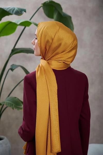 Alesa Desen İpeksi Jakar Şal Altuni 9003-09