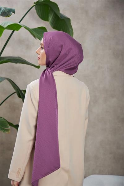 Alesa Desen İpeksi Jakar Şal Menekşe 9003-21
