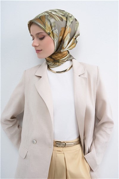 Armine  Saf İpek Twill Eşarp 9503D 05