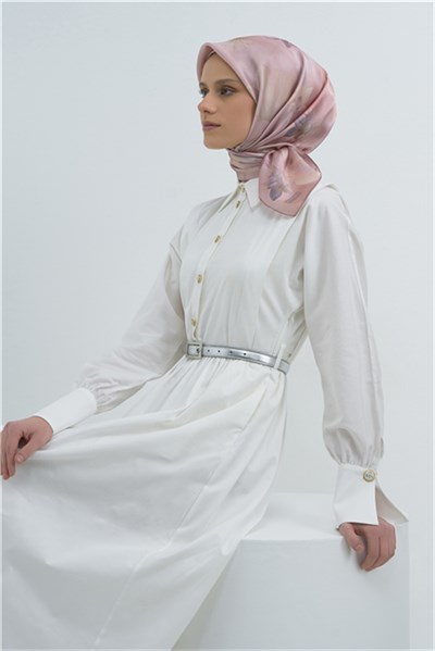 Armine  Saf İpek Twill Eşarp 9505D 01