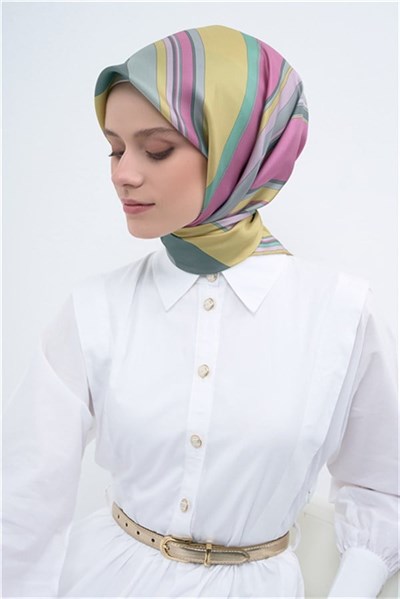 Armine  Saf İpek Twill Eşarp 9514D 51