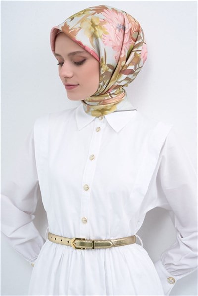 Armine  Saf İpek Twill Eşarp 9516D 38