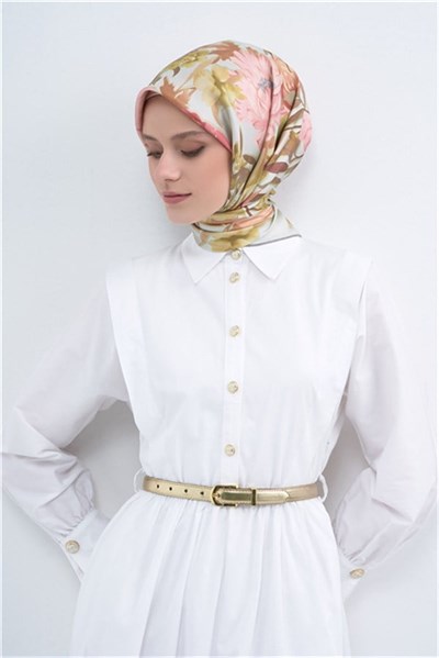 Armine  Saf İpek Twill Eşarp 9516D 38