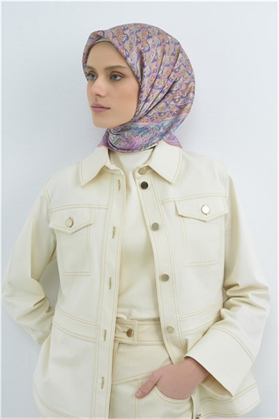 Armine  Saf İpek Twill Eşarp 9518D 84