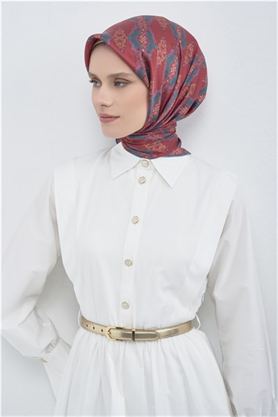 Armine  Saf İpek Twill Eşarp 9522D 85