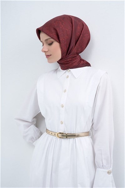 Armine  Saf İpek Twill Eşarp 9537D 50