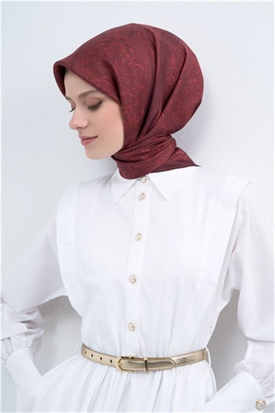 Armine  Saf İpek Twill Eşarp 9537D 50