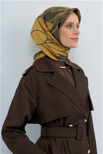Armine  Saf İpek Twill Eşarp 9553D 84