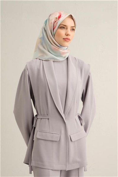 Armine Çiçek Desenli Saf İpek Sura Eşarp 9305D 80