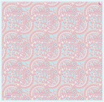 Armine Etnik Desenli Saf İpek Twill Eşarp 9304D 31