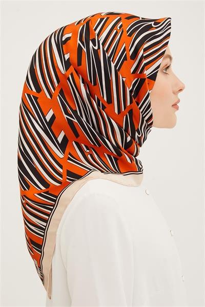 Armine İpek Eşarp 2023/24 İlkbahar Yaz Sezonu 8911D02 09 - Twill (Tivil) İpek