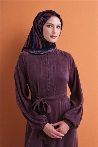 Armine Jakarlı İpek Eşarp 9607D 53
