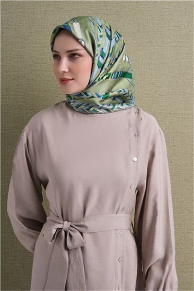 Armine Jakarlı İpek Eşarp 9607D 81
