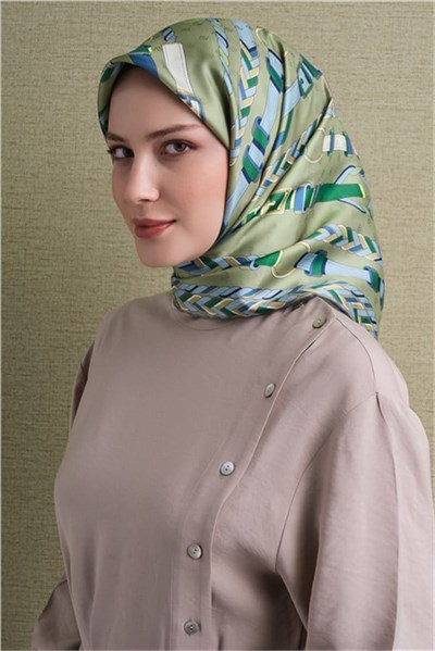 Armine Jakarlı İpek Eşarp 9607D 81
