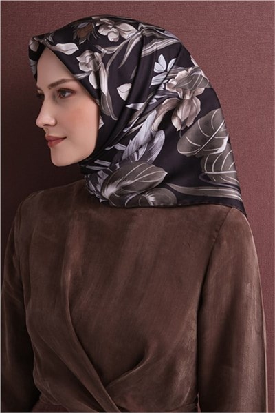 Armine Jakarlı İpek Eşarp 9608D 57