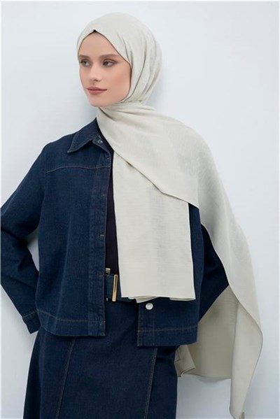 Armine Link Desen Bambu Cotton Şal 17