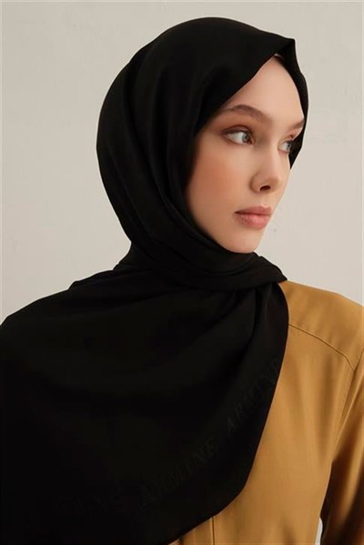 Armine Logo Bordürlü Pamuk İpek Şal 01