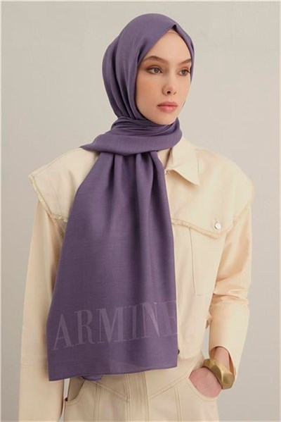 Armine Logo Drop Pamuk İpek Şal 45