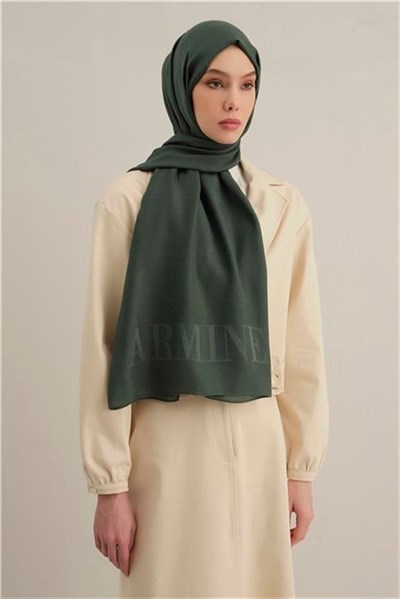 Armine Logo Drop Pamuk İpek Şal 50