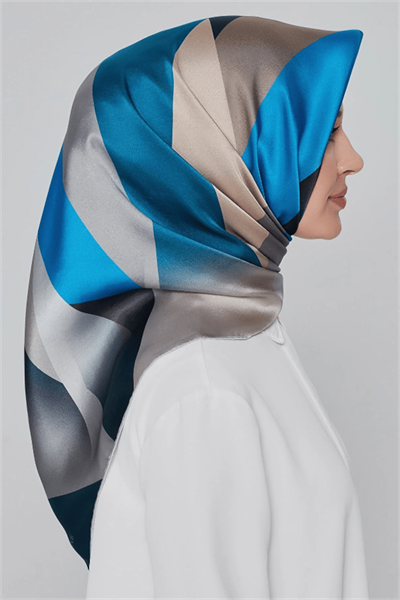 Armine Nostalji Serisi İpek Twill Eşarp 8424-33