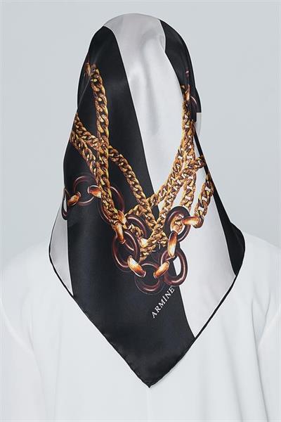 Armine Nostalji Serisi Sura İpek Eşarp 7832-20