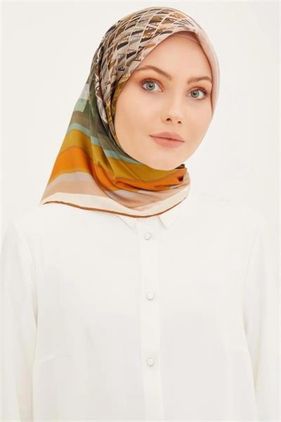 Armine Nostalji Serisi Sura İpek Eşarp 8934-07