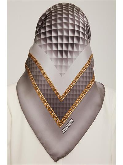 Armine Nostalji Serisi Sura İpek Eşarp 8834-34NS