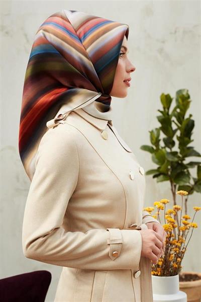 Armine Nostalji Serisi Sura İpek Eşarp 8237-02