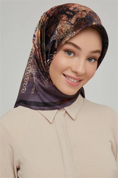 Armine Nostalji Serisi Sura İpek Eşarp 8615-11