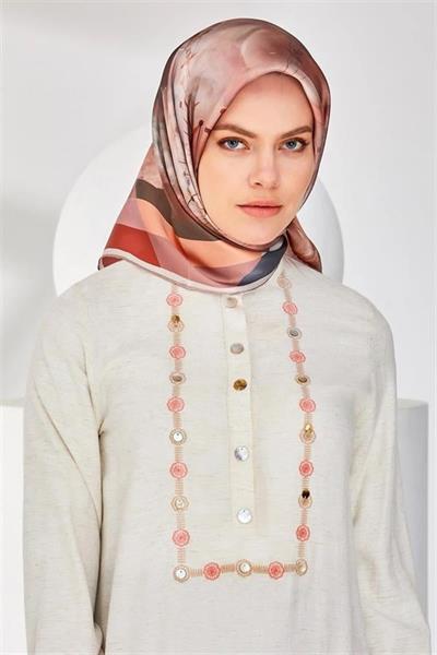 Armine Nostalji Serisi Sura İpek Eşarp 8354-80NS