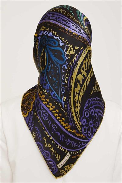 Armine Nostalji Serisi Sura İpek Eşarp 9037-52NS