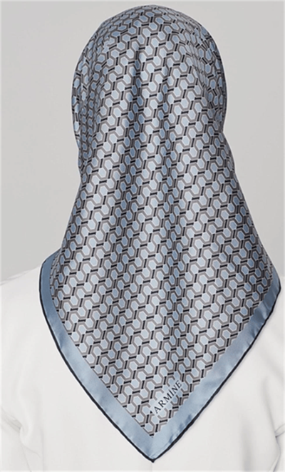 Armine Nostalji Serisi Twill İpek  Eşarp 8401-01NT