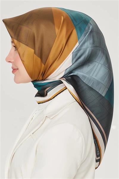 Armine Nostalji Serisi Twill İpek  Eşarp 8516D-83