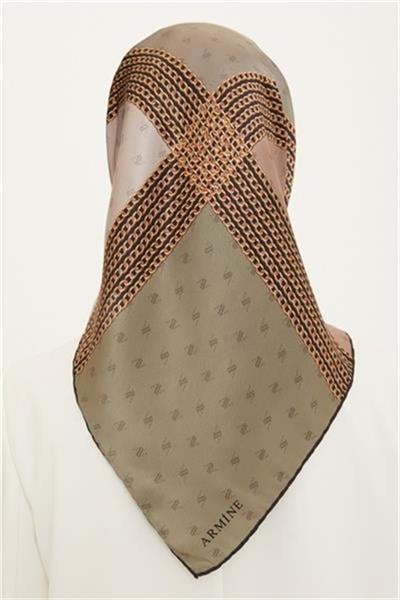 Armine Nostalji Serisi Twill İpek Eşarp 8113D-33