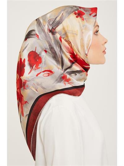 Armine Nostalji Serisi Twill İpek Eşarp 9018-51NT