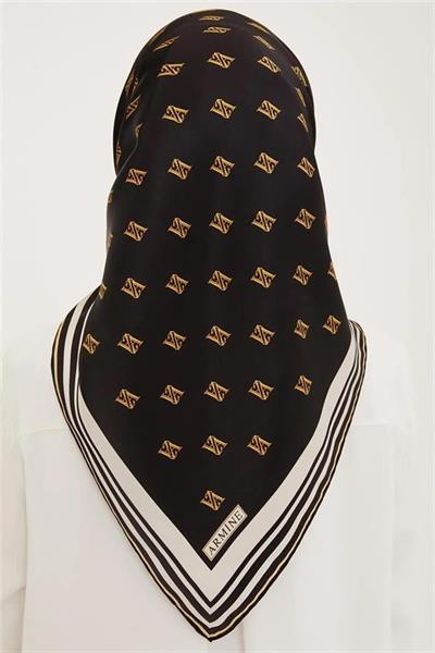 Armine Nostalji Serisi Twill İpek Eşarp 8959-01NT