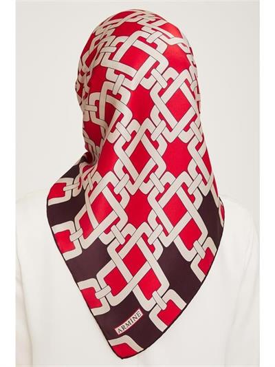 Armine Nostalji Serisi Twill İpek Eşarp 9007-60NT