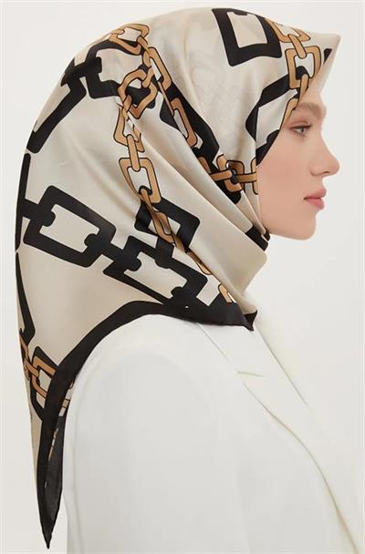 Armine Nostalji Serisi Twill İpek Eşarp 8736D-01