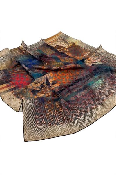 Armine Nostalji Serisi Twill İpek Eşarp 8201D-31