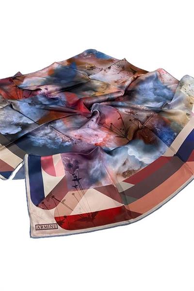 Armine Nostalji Serisi Twill İpek Eşarp 8354-86NT