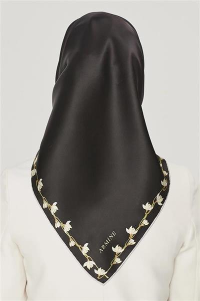 Armine Nostalji Serisi Twill İpek Eşarp 8553D-09