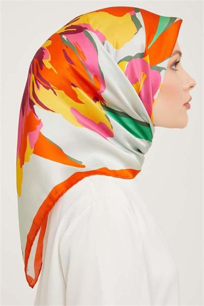 Armine Nostalji Serisi Twill İpek Eşarp 9042-34NT