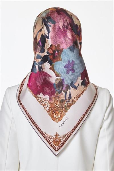 Armine Nostalji Serisi Twill İpek Eşarp 8901D-38