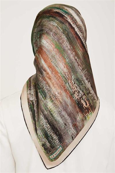 Armine Nostalji Serisi Twill İpek Eşarp 9012-02NT