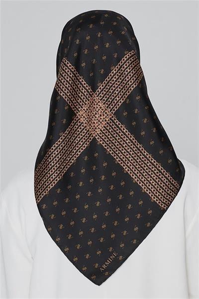 Armine Nostalji Serisi Twill İpek Eşarp 8113D-06