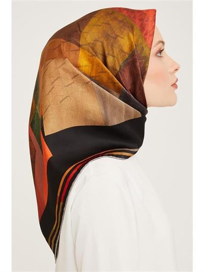 Armine Nostalji Serisi Twill İpek Eşarp 9002-33NT