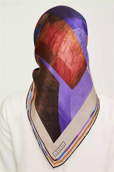 Armine Nostalji Serisi Twill İpek Eşarp 9002-51NT