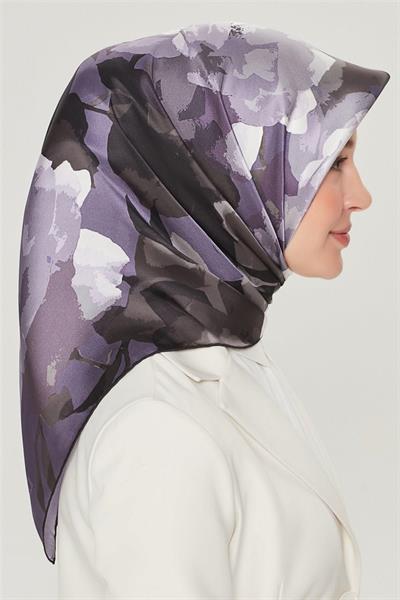 Armine Nostalji Serisi Twill İpek Eşarp 8534D-81