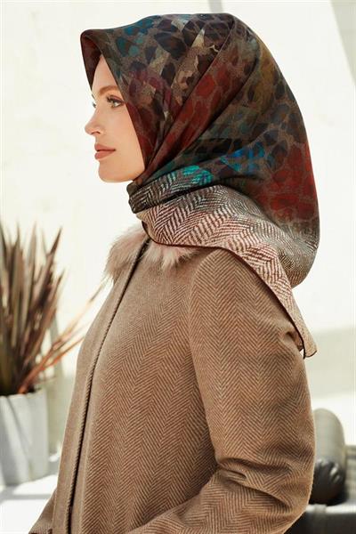 Armine Nostalji Serisi Twill İpek Eşarp 8201D-31