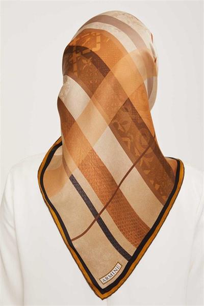 Armine Nostalji Serisi Twill İpek Eşarp 9023-51NT